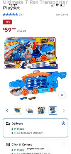 Hot Wheels City T-Rex Transporter