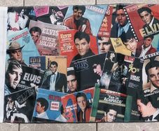 Elvis Presley album flag 3ft x 2ft.