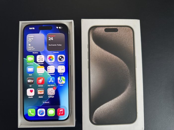 iPhone 15 Pro, 256GB, White, unlocked, eSIM only