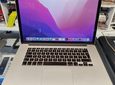 MacBook Pro 2015 15" Core i7 2.5Ghz 16GB RAM 256GB SSD macOS Monterey (Model A1398) Battery Cycle: 1022