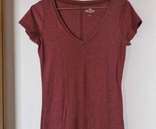 Hollister T-Shirt Burgundy s. S