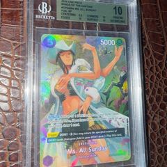 Ms. All Sunday One Piece tcg BGS 10 Pristine
