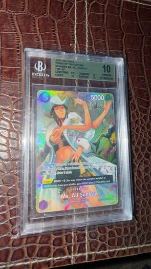 Ms. All Sunday One Piece tcg BGS 10 Pristine