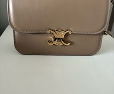 ladies beige "Celine type" bag