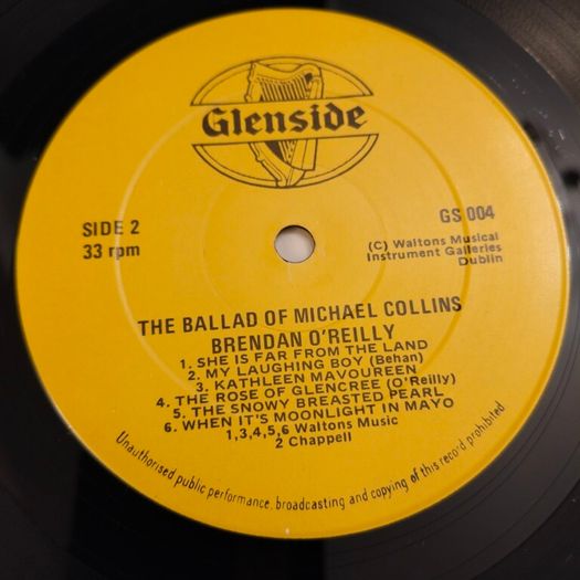 Brendan O'Reilly - The ballad of Michael Collins