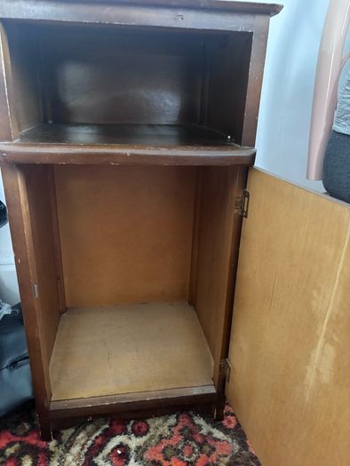 Vintage wooden sideboard & locker