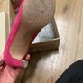 pink suede Image 2