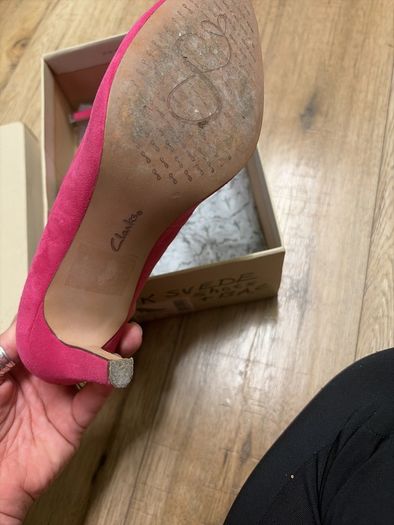 pink suede