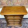 20th Century Dutch Oak Brutalist Tallboy or Chest of Drawers Image 3