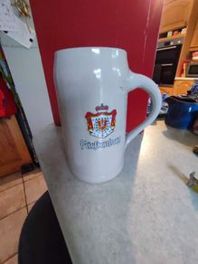 Furstenberg Beer Stein - 1 Litre Capacity German Collectable Man Caves Bar Pub