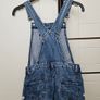Girls denim overalls Image 2
