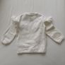 Baby Girls Cream Cardigan Floral Embroidery & Frill Image 4