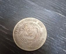 Old silver chinese coin