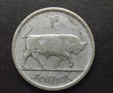 1931 Irish Free State Silver Shilling. Key Date!