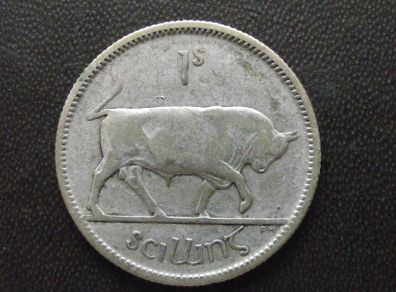 1931 Irish Free State Silver Shilling. Key Date!