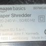 Amazon Basics 12-sheet paper shredder Image 5