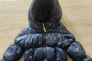 United Colors of Benetton baby girl navy puffer jacket 74 cm 6-9 months Perfect condition Postage included
