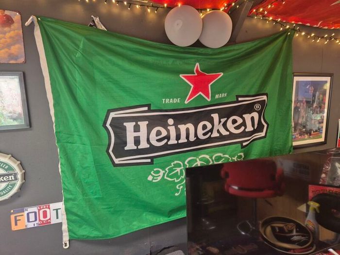 Commercial Heineken flag 5x3ft