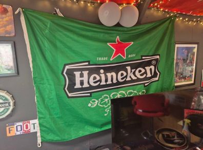 Commercial Heineken flag 5x3ft