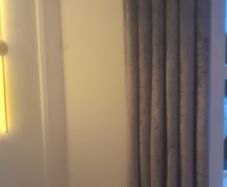Velvet crush curtains