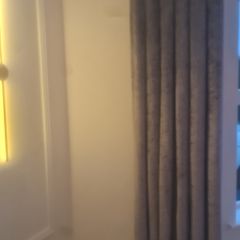 Velvet crush curtains