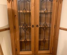 Solid pine corner unit