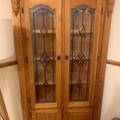 Solid pine corner unit