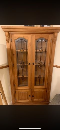 Solid pine corner unit