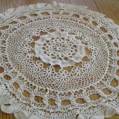 antique lace tablecloth