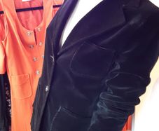 Brian Tucker Irish Designer Vintage Velvet Blazer