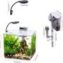 13L Starter Fish Tank Kit, 25  25  22CM Mini Plastic Aquarium with LED Light & USB Filter, DIY Aquascape for Small Betta Fish Image 2