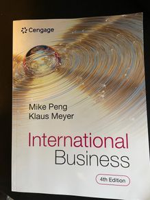 International Business Mike Peng and Klaus Meyer 4th Edition