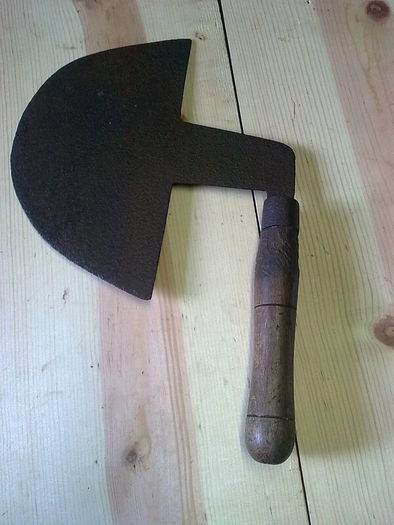 Old Irish blacksmith made vegetable chopping tool