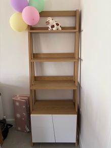 Augusten Ladder Bookcase Oak