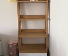 Augusten Ladder Bookcase Oak