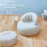 Festival-Bedroom Inflatable Chair With Footstool. Deal on Two Image 2