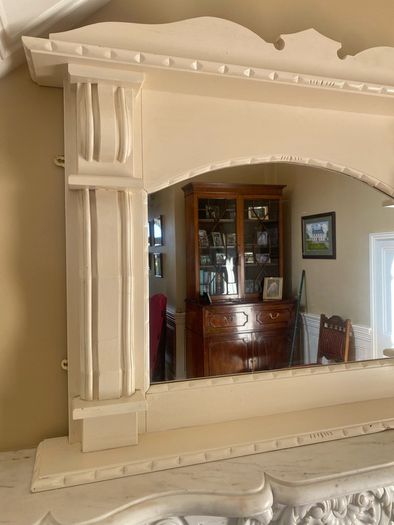 Over mantle mirror