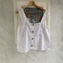 Dunnes Stores NWOT ladies embroidered white top Image 2