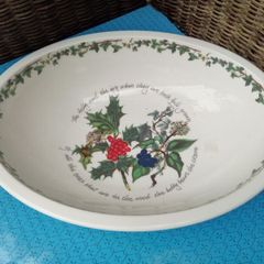 Portmerion, Holly and Ivy, serving bowl, Christmas serving dish