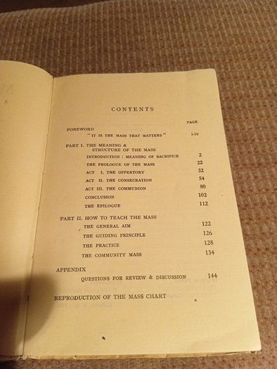 1958 My Mass. Joseph Putz. Religious. Vintage.