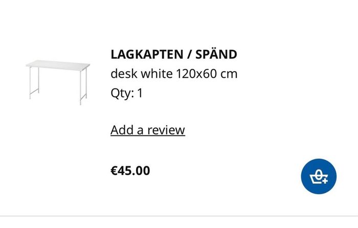 Desk 120x60cm
