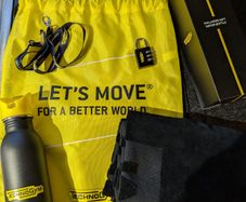 Technogym Gym Accessories Towel, Bottle, Bag Etc...