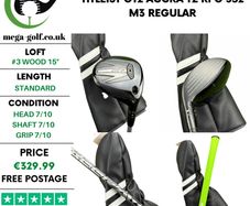 Titleist GT2 #3 Wood 15 Degree / Accra TZ RPG 352 M3 Regular