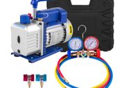Refrigerant Vacuum Pump Kits Manifold Gauge for Household Air Conditioning(3CFM 1-4 HP)