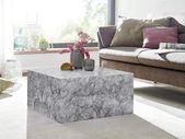 Monobloc Coffee Table  High Gloss MDF  Varnished Design Living Room Table Cube Square Lounge Side Table Cube Shape