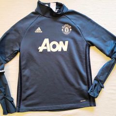 2016 Manchester United Adidas Training Long Sleeve Jersey Size Size Age 11/12 Years