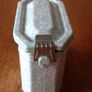 Vintage Enamel Lunch Box with Interior Tray Image 2