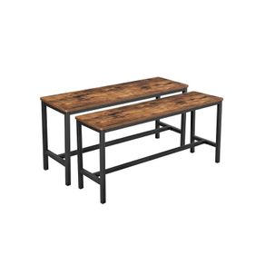 2 x dining benches Industrail style  FREE DELIVERY