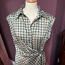 Mango NEW Geometric Print Shirt Mini Dress Small Image 3