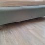 Double Bed with Mattress Blue Upholstered Image 4